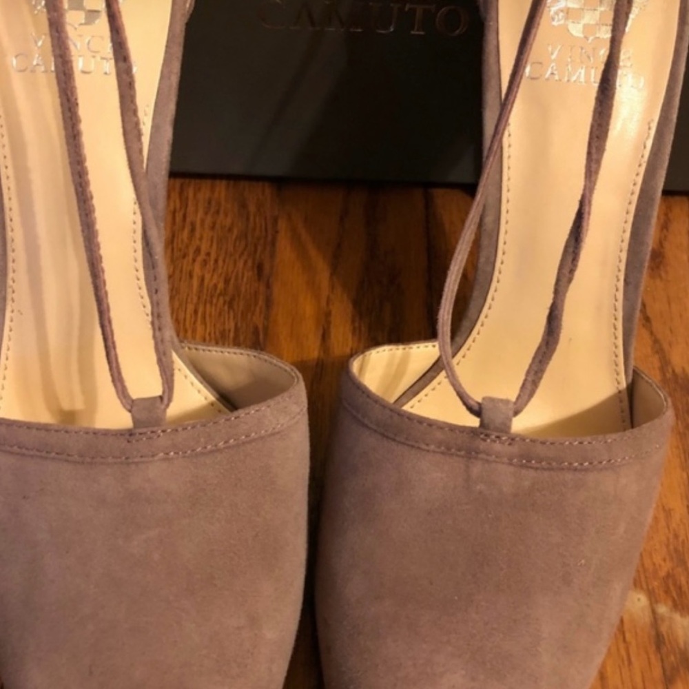 Vince Camuto Vo-Nitta Mystery Mauve Kidsuede 10M - Picture 6 of 9